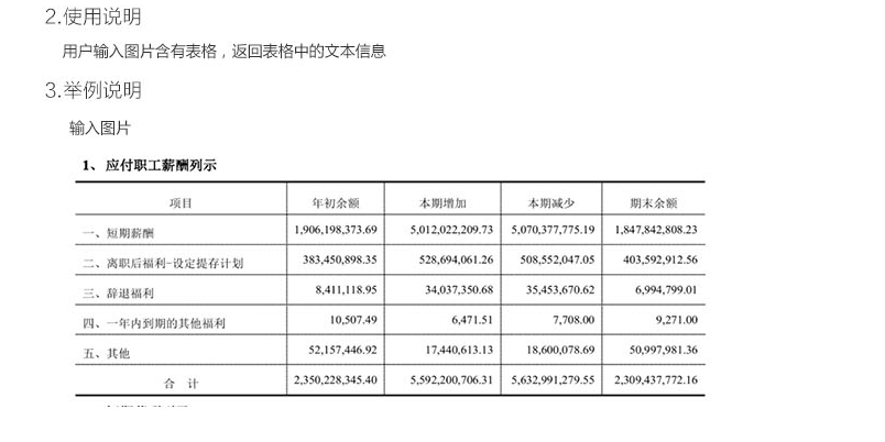 金鸣表格文字识别系统图片